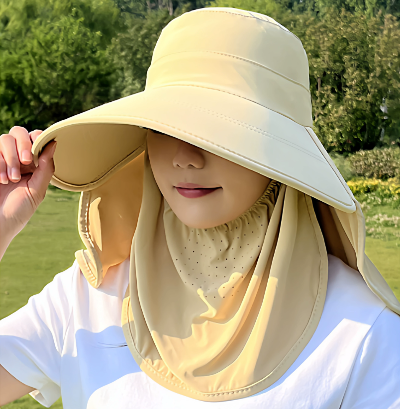 Chapeau anti-soleil protection complète image 5