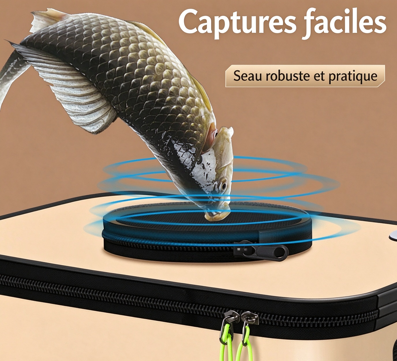 Seau de pêche extérieur EVA image 2