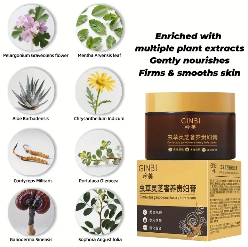 Crème GINBI cordyceps ganoderma image 4