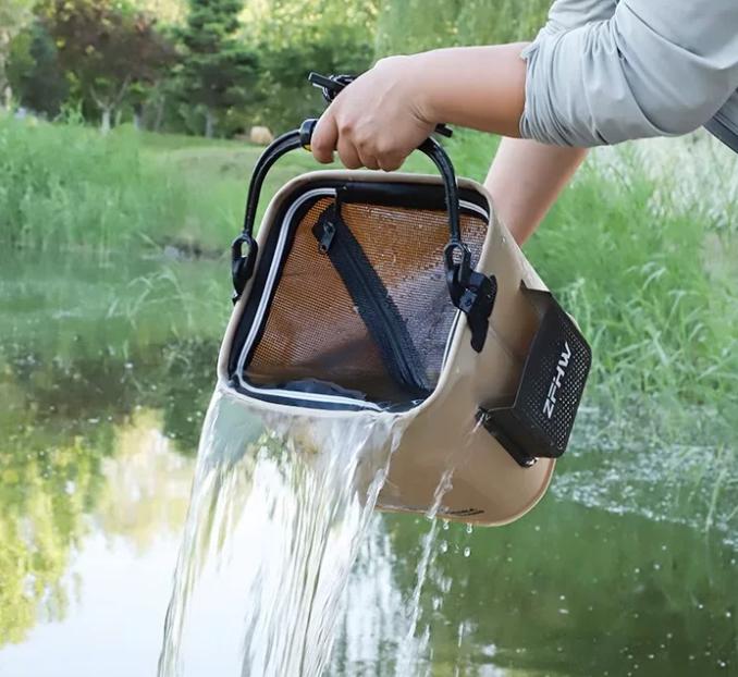 Seau de pêche pliable EVA 13L image 6