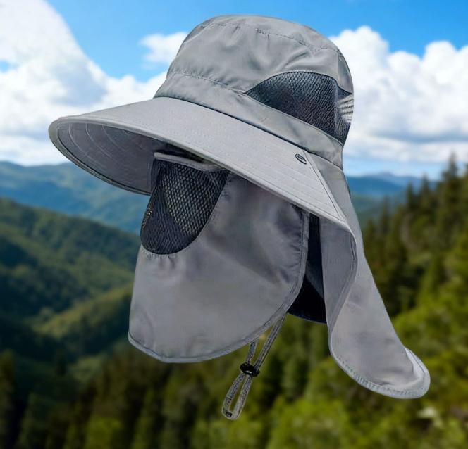 Chapeau anti-soleil visage et nuque image 8