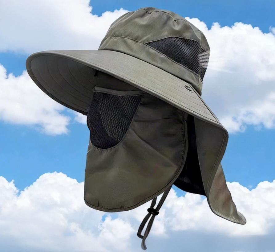 Chapeau anti-soleil visage et nuque image 9