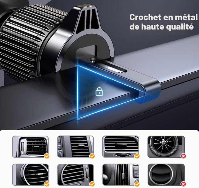 Support de téléphone portable pour voiture à gravité image 7