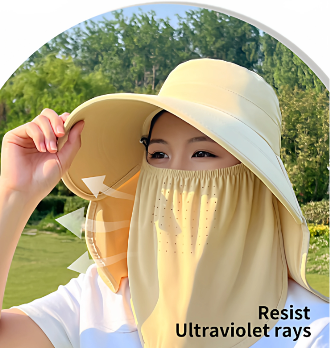 Chapeau anti-soleil protection complète image 4