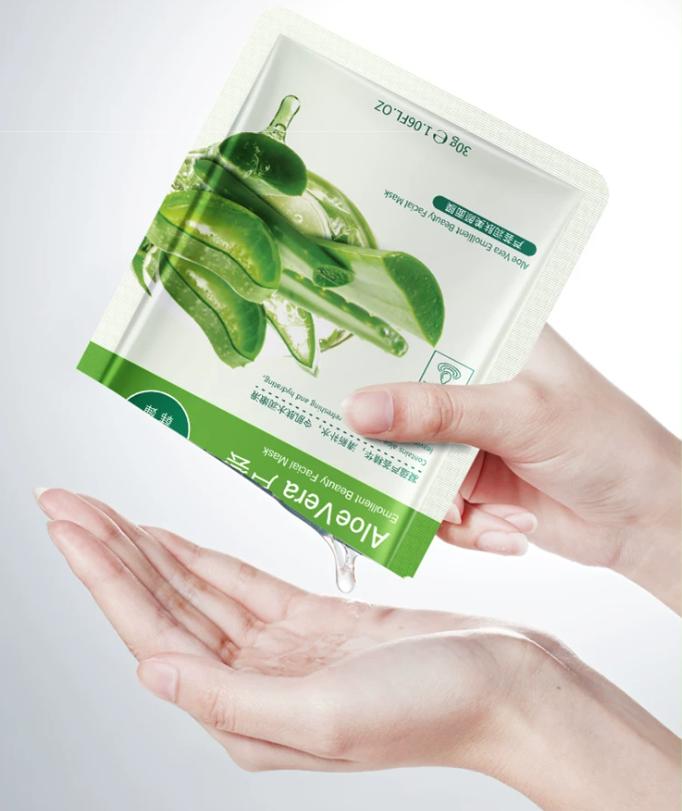 Aloe Vera Emollient Beauty Facial Mask image 2