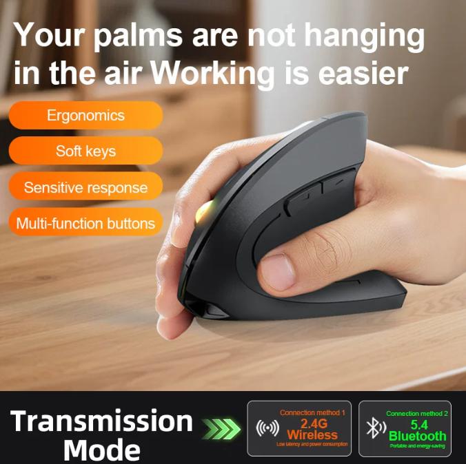 Souris sans fil ergonomique