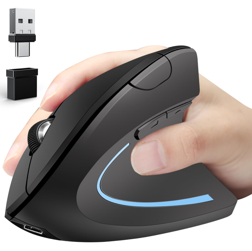 Souris verticale ergonomique sans fil image 5