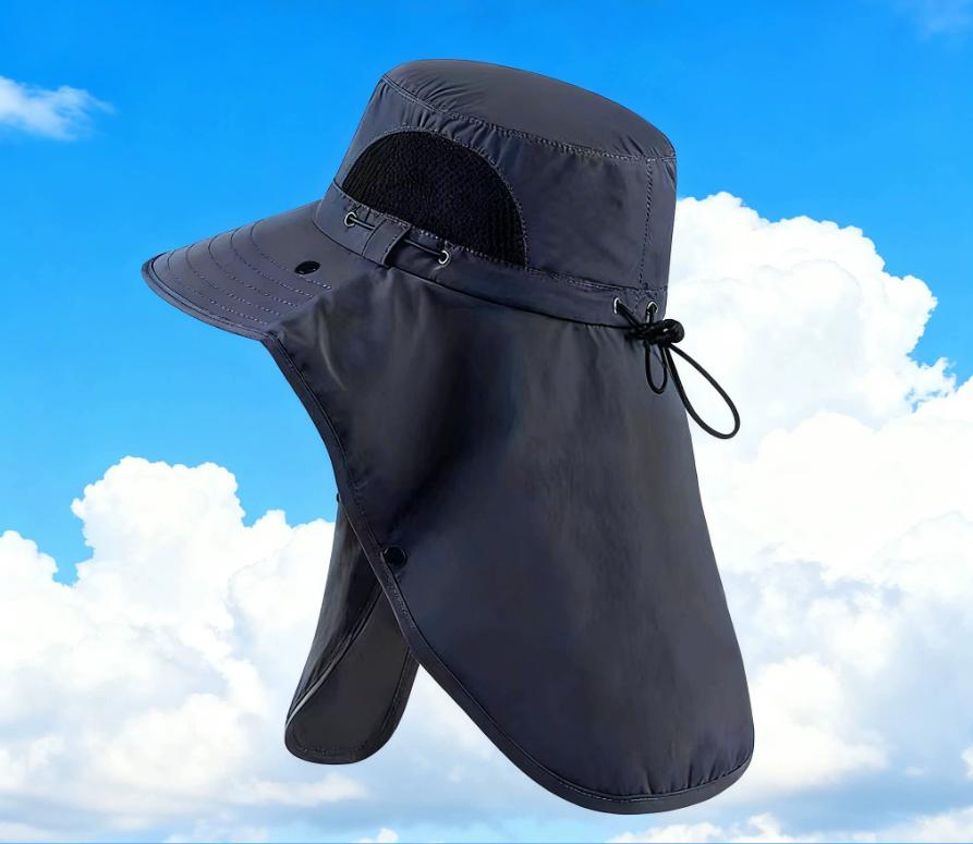Chapeau anti-soleil visage et nuque image 11